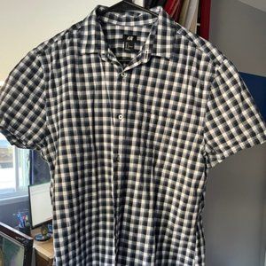 Blue and White Checkered H&M Button Down